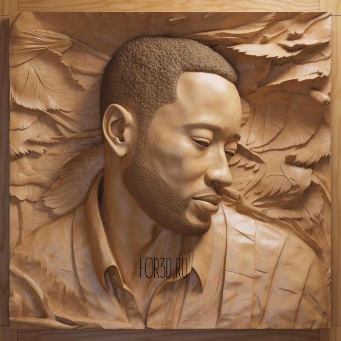 John Legend 4 stl model for CNC